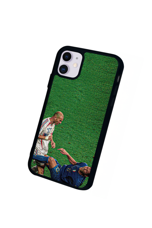 iPhone 11 Uyumlu Zidane Tasarımlı Glossy Premium Kılıf