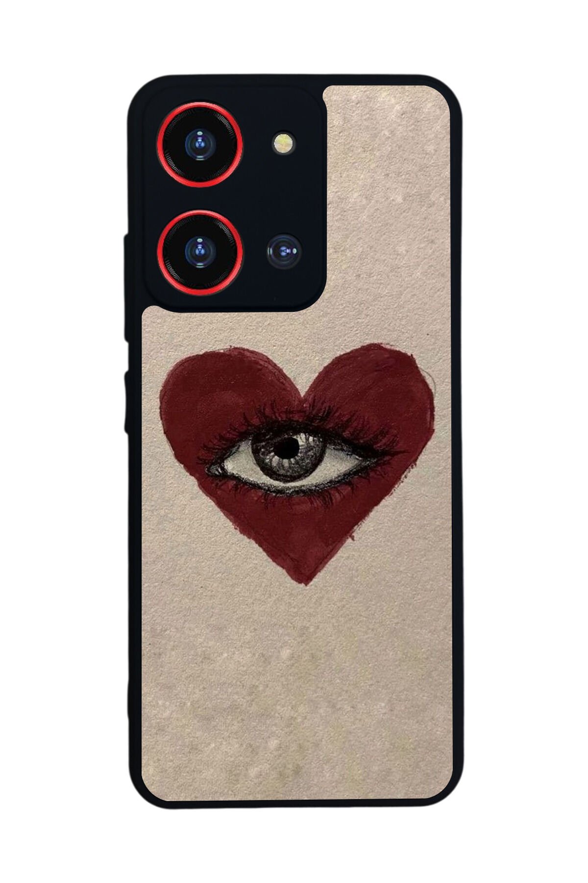 Reeder S19 Max Pro S 108MP Uyumlu Kalp Love Tasarımlı Glossy Premium Kılıf