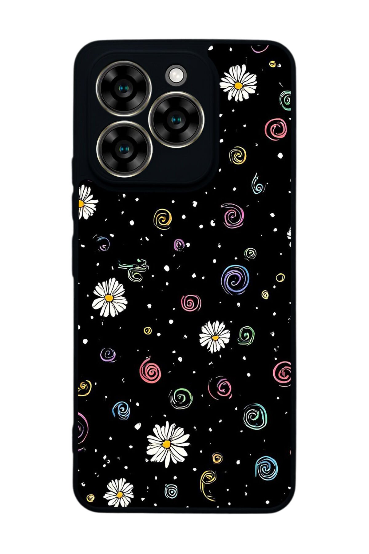 Reeder S919 Uyumlu Floral Tasarımlı Glossy Premium Kılıf