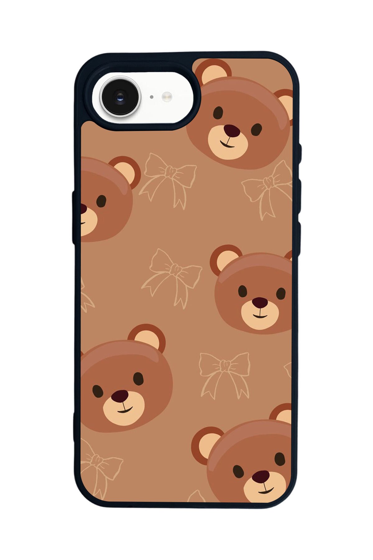 iPhone 16E Uyumlu Ayı Tasarımlı Glossy Premium Kılıf