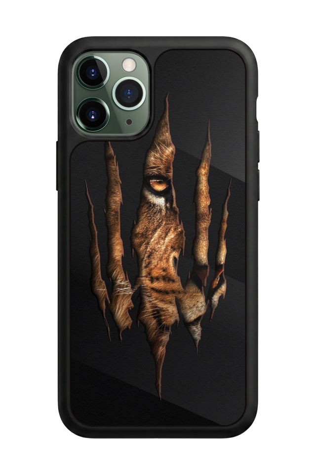 iPhone 11 Pro Max Uyumlu Aslan Tasarımlı Glossy Premium Kılıf