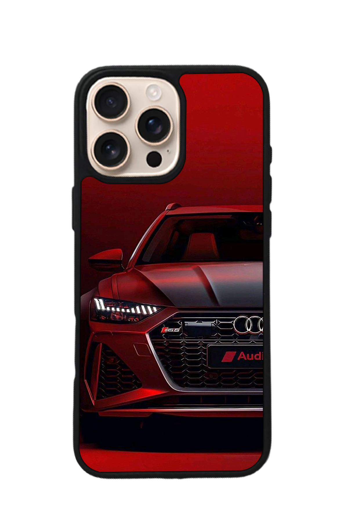 iPhone 14 Pro Max Uyumlu Audi Tasarımlı Glossy Premium Kılıf