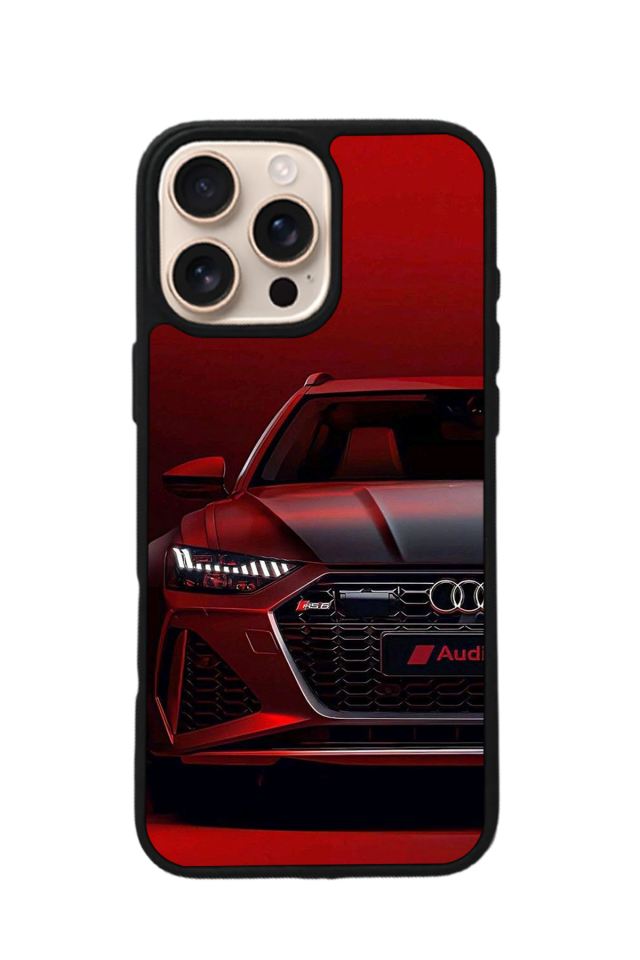iPhone 14 Pro Max Uyumlu Audi Tasarımlı Glossy Premium Kılıf