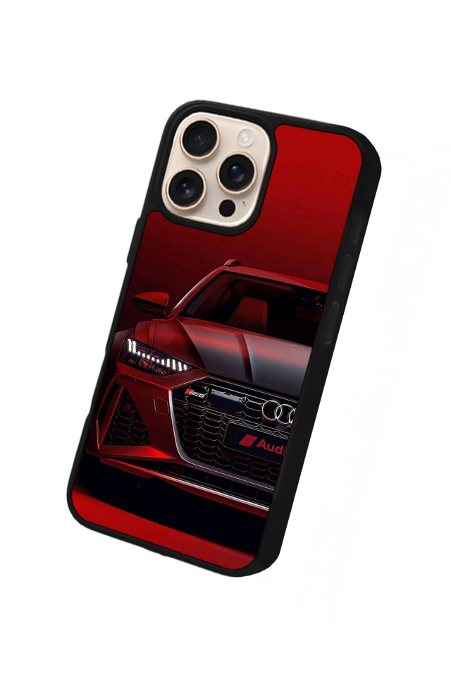iPhone 14 Pro Max Uyumlu Audi Tasarımlı Glossy Premium Kılıf