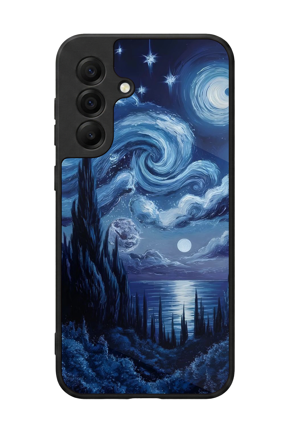 Samsung Galaxy A17 Uyumlu Ay Tasarımlı Glossy Premium Kılıf