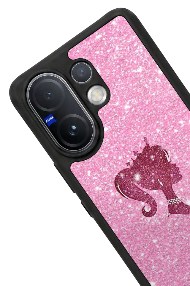 Vivo V60 Uyumlu Barbie Tasarımlı Glossy Premium Kılıf