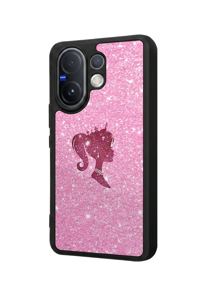 Vivo V60 Uyumlu Barbie Tasarımlı Glossy Premium Kılıf