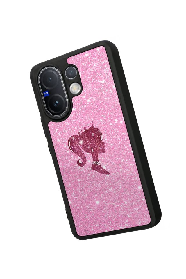 Vivo V60 Uyumlu Barbie Tasarımlı Glossy Premium Kılıf