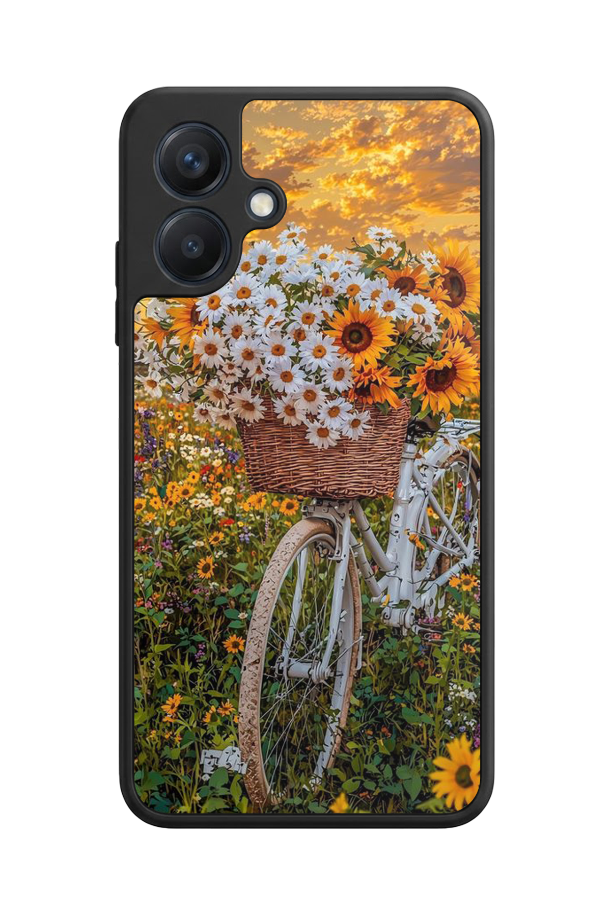 Samsung Galaxy A07 Uyumlu Cicek Tasarımlı Glossy Premium Kılıf
