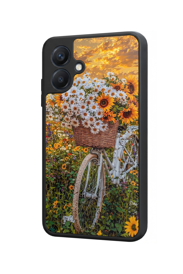 Samsung Galaxy A07 Uyumlu Cicek Tasarımlı Glossy Premium Kılıf