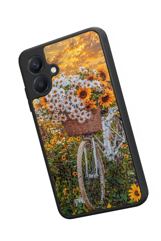 Samsung Galaxy A07 Uyumlu Cicek Tasarımlı Glossy Premium Kılıf