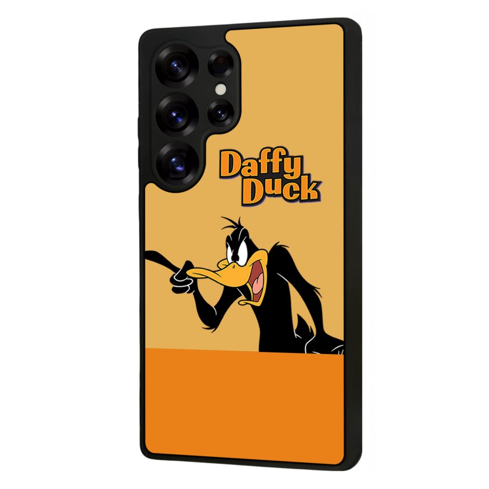 Samsung Galaxy S25 Ultra Uyumlu Daffy duck Tasarımlı Glossy Premium Kılıf