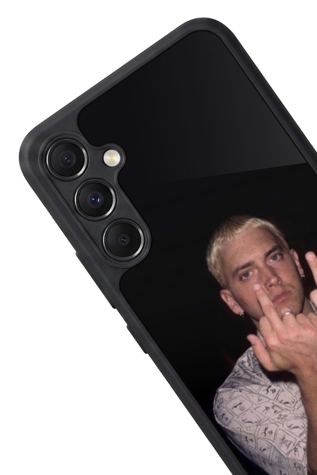 Samsung Galaxy M34 Uyumlu Eminem Tasarımlı Glossy Premium Kılıf