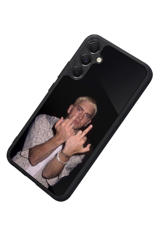 Samsung Galaxy M34 Uyumlu Eminem Tasarımlı Glossy Premium Kılıf
