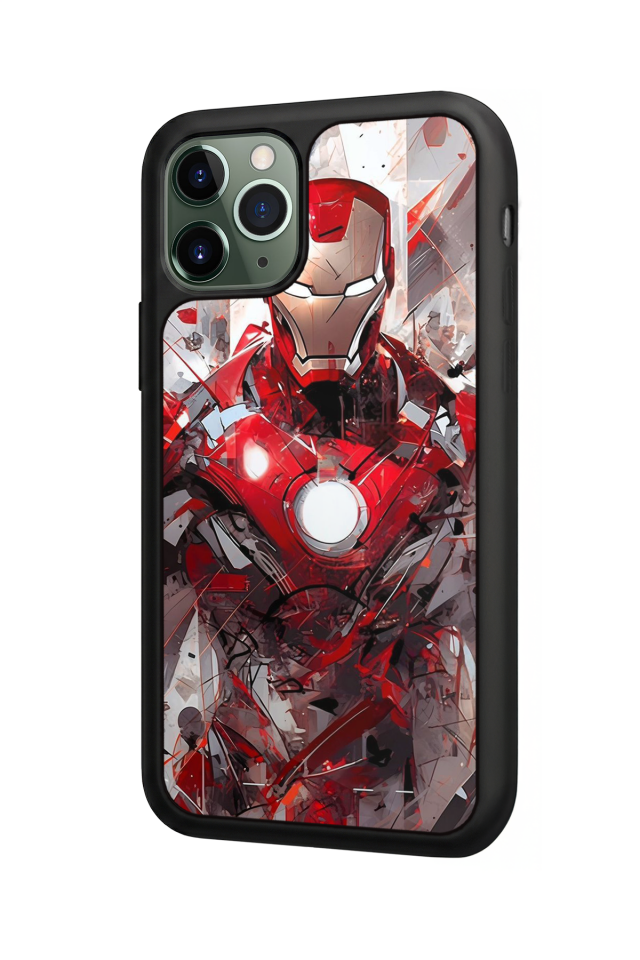 iPhone 11 Pro Uyumlu Iron Man ( Demir Adam ) Tasarımlı Glossy Premium Kılıf