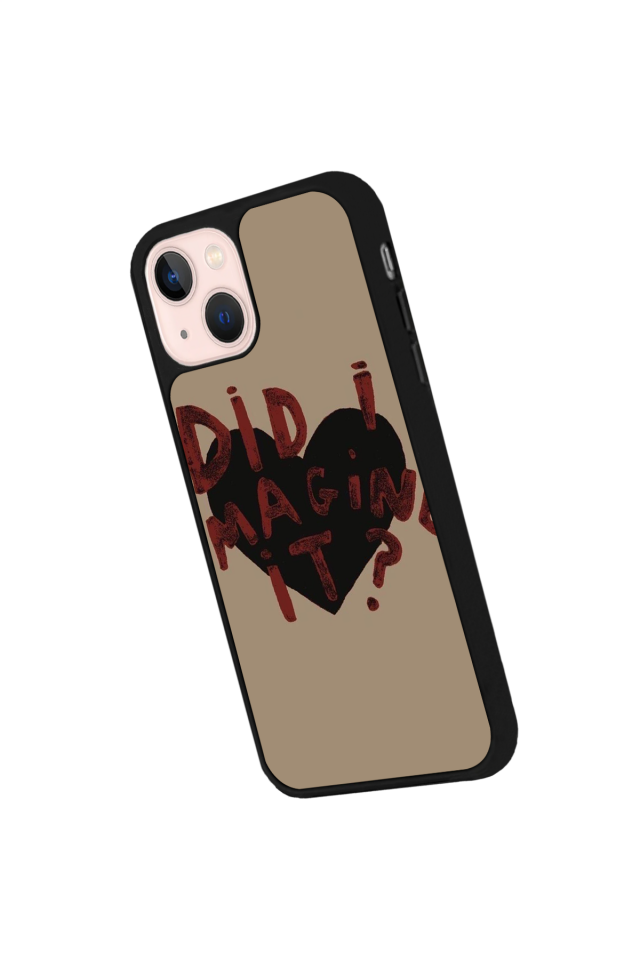 iPhone 14 Plus Uyumlu Kalp Love Tasarımlı Glossy Premium Kılıf