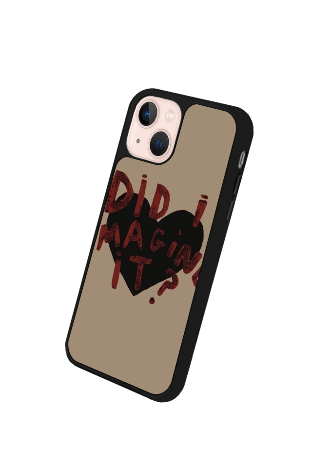iPhone 14 Plus Uyumlu Kalp Love Tasarımlı Glossy Premium Kılıf