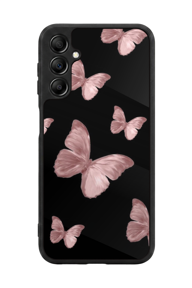 Samsung Galaxy A14 Uyumlu Kelebek Tasarımlı Glossy Premium Kılıf