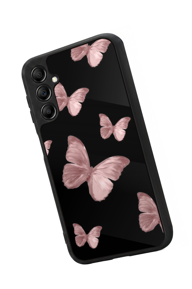 Samsung Galaxy A14 Uyumlu Kelebek Tasarımlı Glossy Premium Kılıf