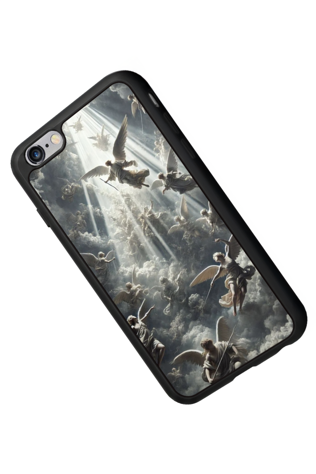 iPhone 6s Plus Uyumlu Melek Tasarımlı Glossy Premium Kılıf