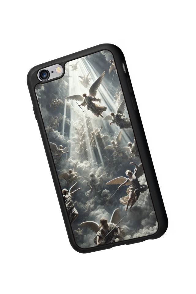 iPhone 6s Plus Uyumlu Melek Tasarımlı Glossy Premium Kılıf