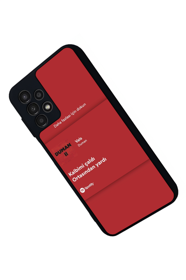 Samsung Galaxy A23 Uyumlu Sarki Sozleri Tasarımlı Glossy Premium Kılıf