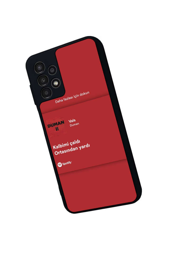 Samsung Galaxy A23 Uyumlu Sarki Sozleri Tasarımlı Glossy Premium Kılıf
