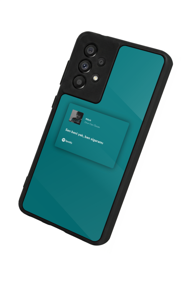 Samsung Galaxy A73 Uyumlu Sarki Sozleri Tasarımlı Glossy Premium Kılıf