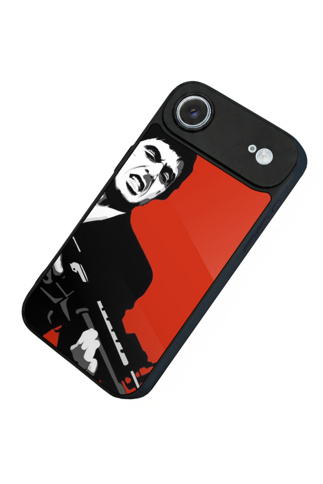 iPhone 17 Air Uyumlu Scarface Tasarımlı Glossy Premium Kılıf