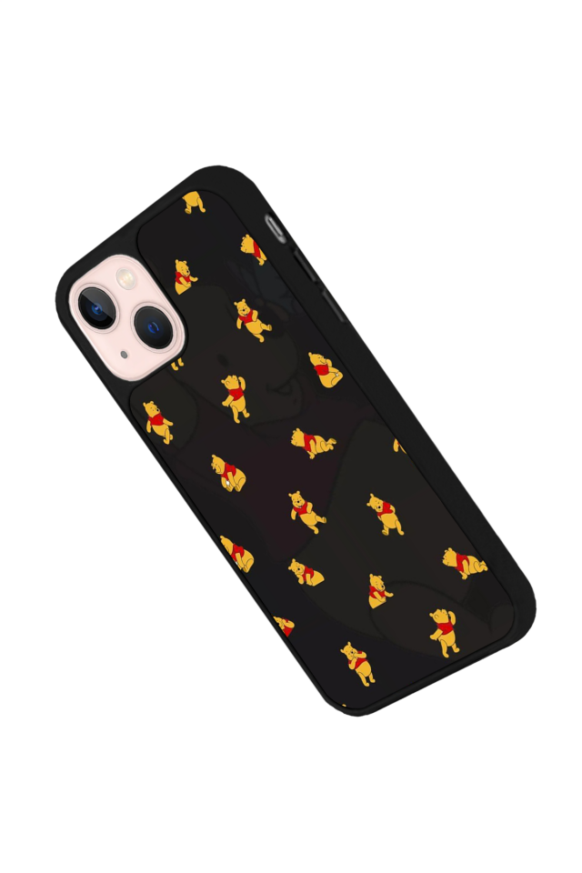 iPhone 15 Uyumlu Winnie Tasarımlı Glossy Premium Kılıf