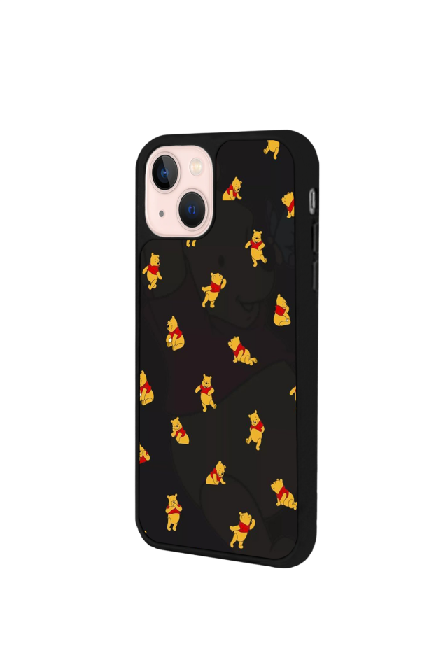 iPhone 15 Uyumlu Winnie Tasarımlı Glossy Premium Kılıf
