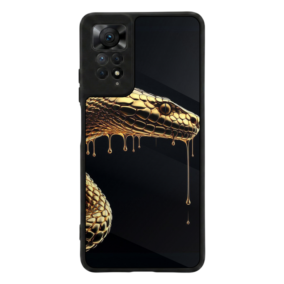 Xiaomi Redmi Note 11 Pro Uyumlu Yılan Tasarımlı Glossy Premium Kılıf