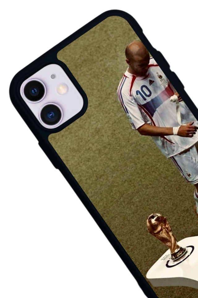 iPhone 11 Uyumlu Zidane Tasarımlı Glossy Premium Kılıf