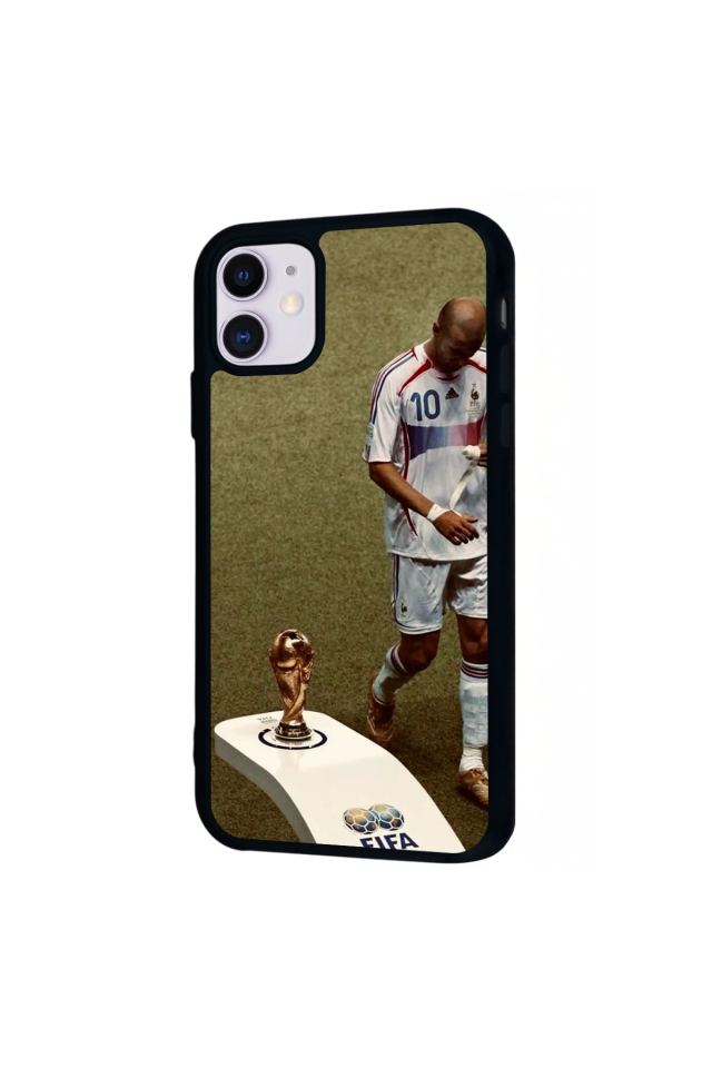 iPhone 11 Uyumlu Zidane Tasarımlı Glossy Premium Kılıf