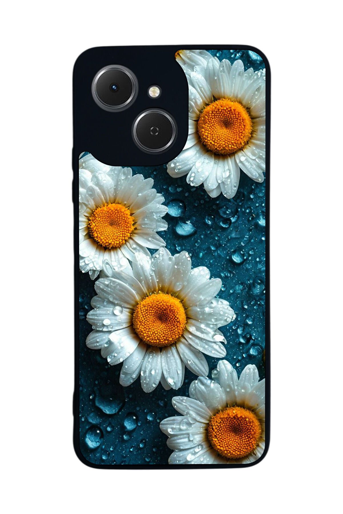 Tecno Spark 40C Uyumlu Cicek Tasarımlı Glossy Premium Kılıf