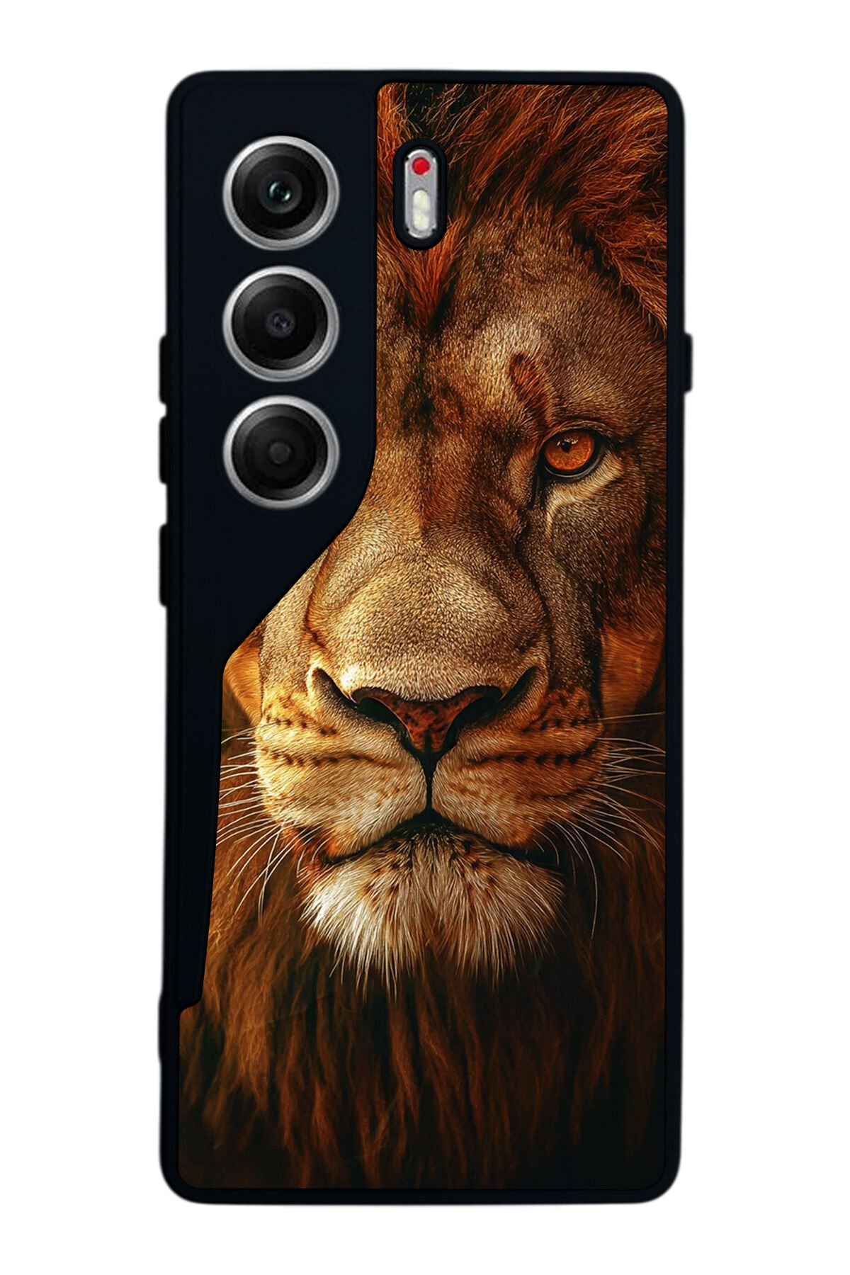Tecno Camon 40 Uyumlu Aslan Tasarımlı Glossy Premium Kılıf