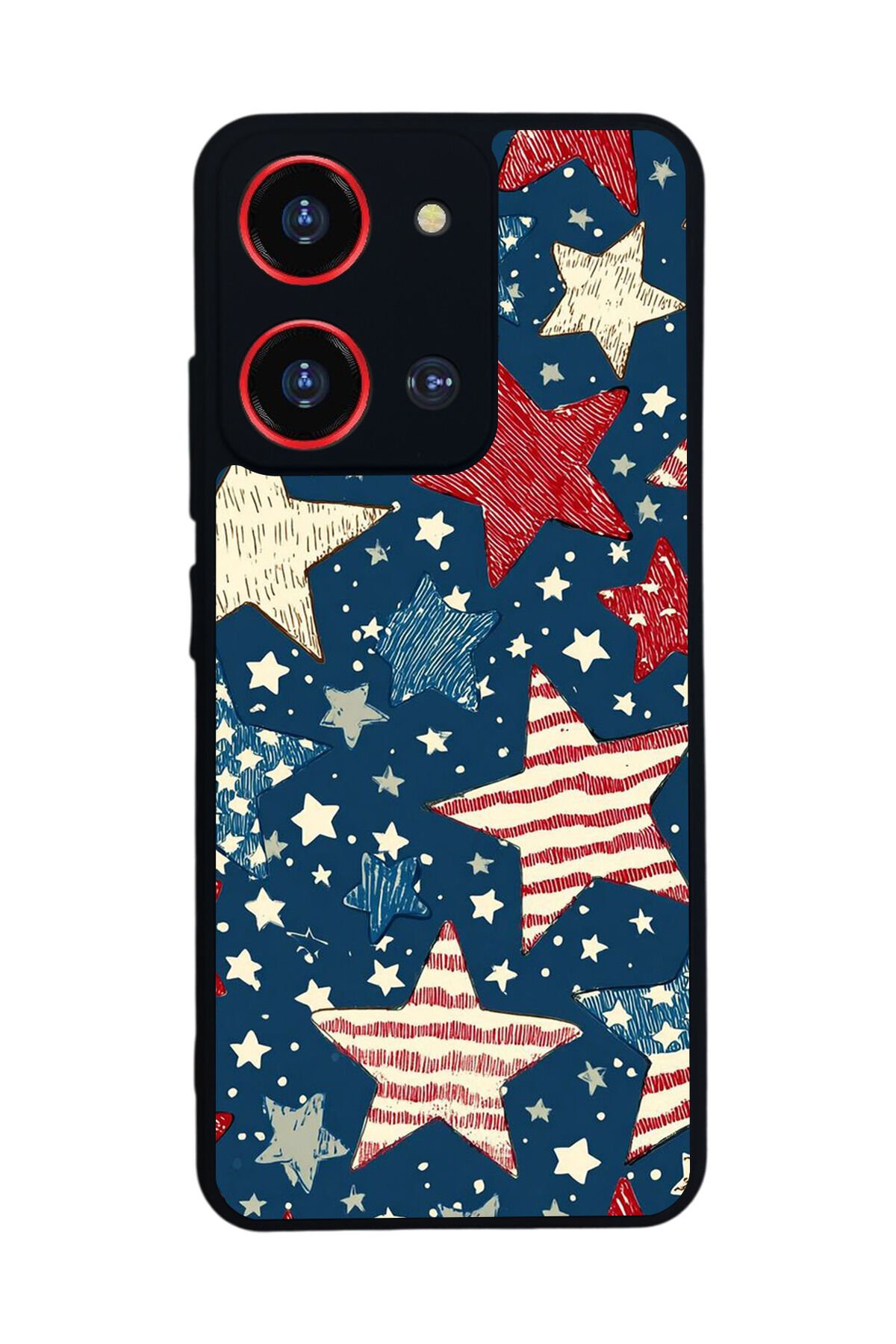 Reeder S19 Max Pro S ZOOM Uyumlu Retro Yildizlar Tasarımlı Glossy Premium Kılıf