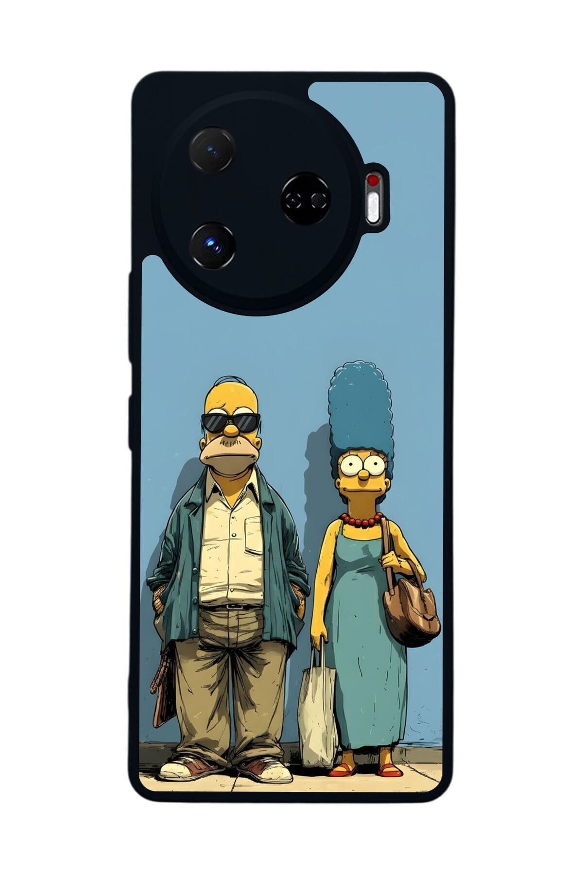 Tecno Camon 30 Pro Uyumlu The Simpsons Tasarımlı Glossy Premium Kılıf