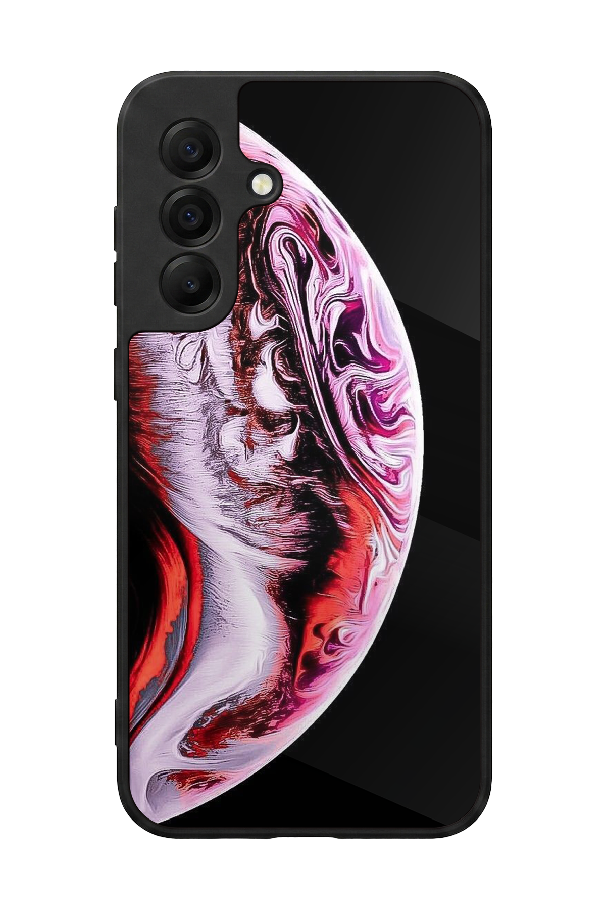 Samsung Galaxy A17 Uyumlu Ay Tasarımlı Glossy Premium Kılıf