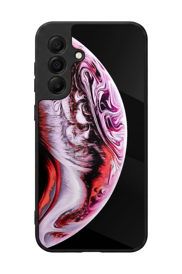 Samsung Galaxy A17 Uyumlu Ay Tasarımlı Glossy Premium Kılıf