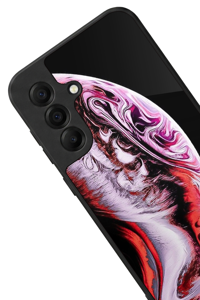 Samsung Galaxy A17 Uyumlu Ay Tasarımlı Glossy Premium Kılıf