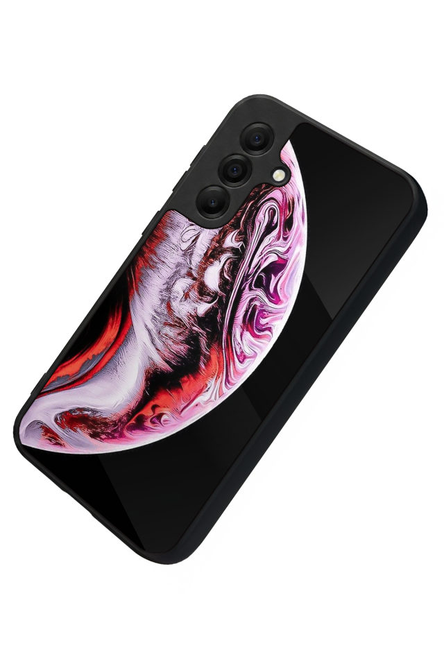 Samsung Galaxy A17 Uyumlu Ay Tasarımlı Glossy Premium Kılıf