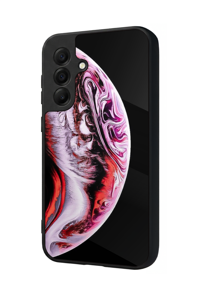 Samsung Galaxy A17 Uyumlu Ay Tasarımlı Glossy Premium Kılıf