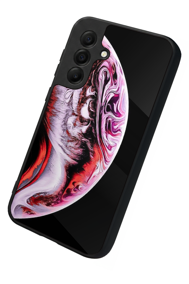 Samsung Galaxy A17 Uyumlu Ay Tasarımlı Glossy Premium Kılıf