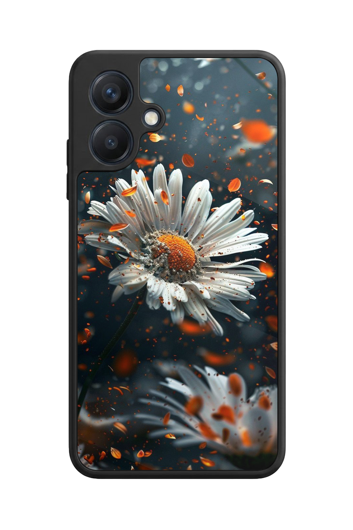 Samsung Galaxy A07 Uyumlu Cicek Tasarımlı Glossy Premium Kılıf