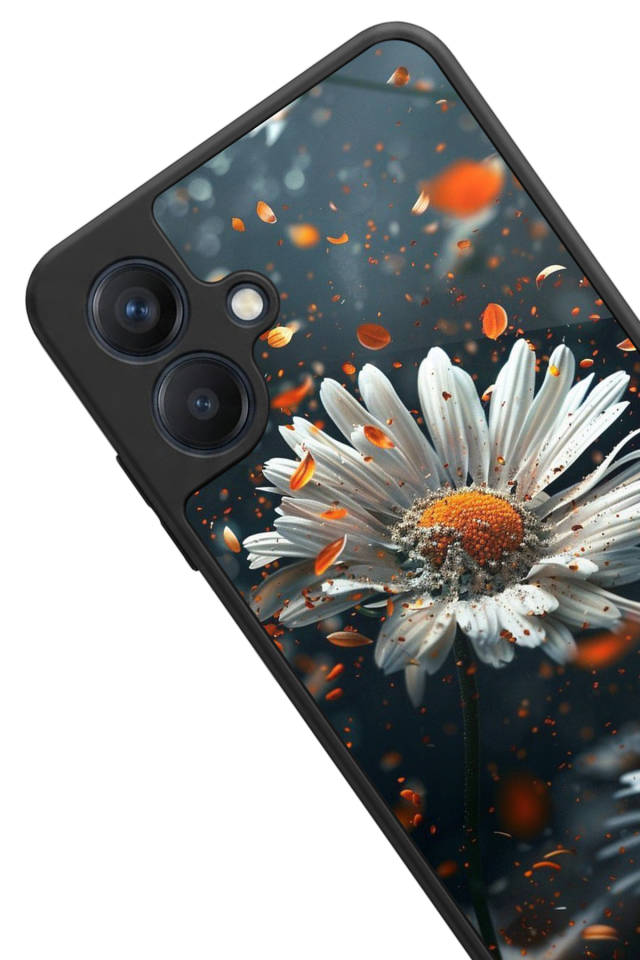 Samsung Galaxy A07 Uyumlu Cicek Tasarımlı Glossy Premium Kılıf