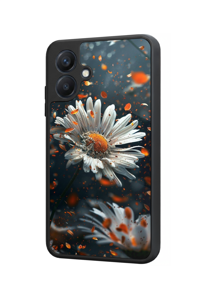 Samsung Galaxy A07 Uyumlu Cicek Tasarımlı Glossy Premium Kılıf