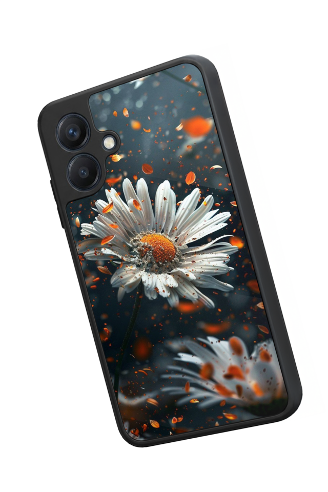 Samsung Galaxy A07 Uyumlu Cicek Tasarımlı Glossy Premium Kılıf