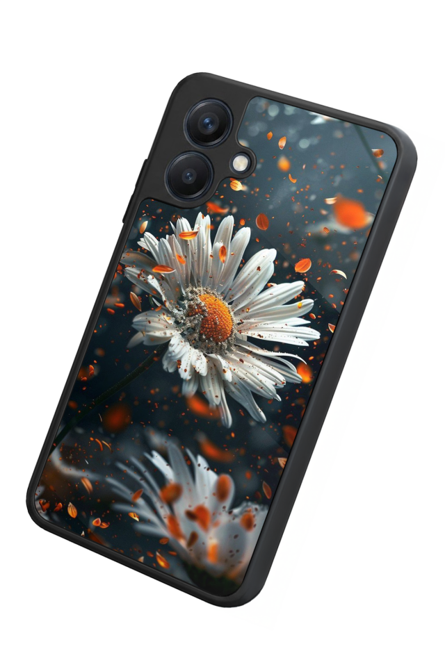 Samsung Galaxy A07 Uyumlu Cicek Tasarımlı Glossy Premium Kılıf