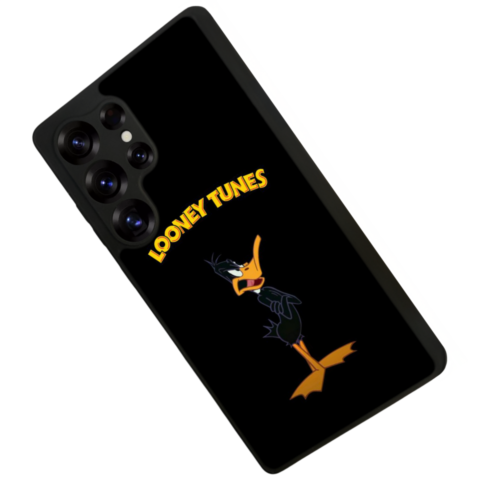 Samsung Galaxy S25 Ultra Uyumlu Daffy duck Tasarımlı Glossy Premium Kılıf